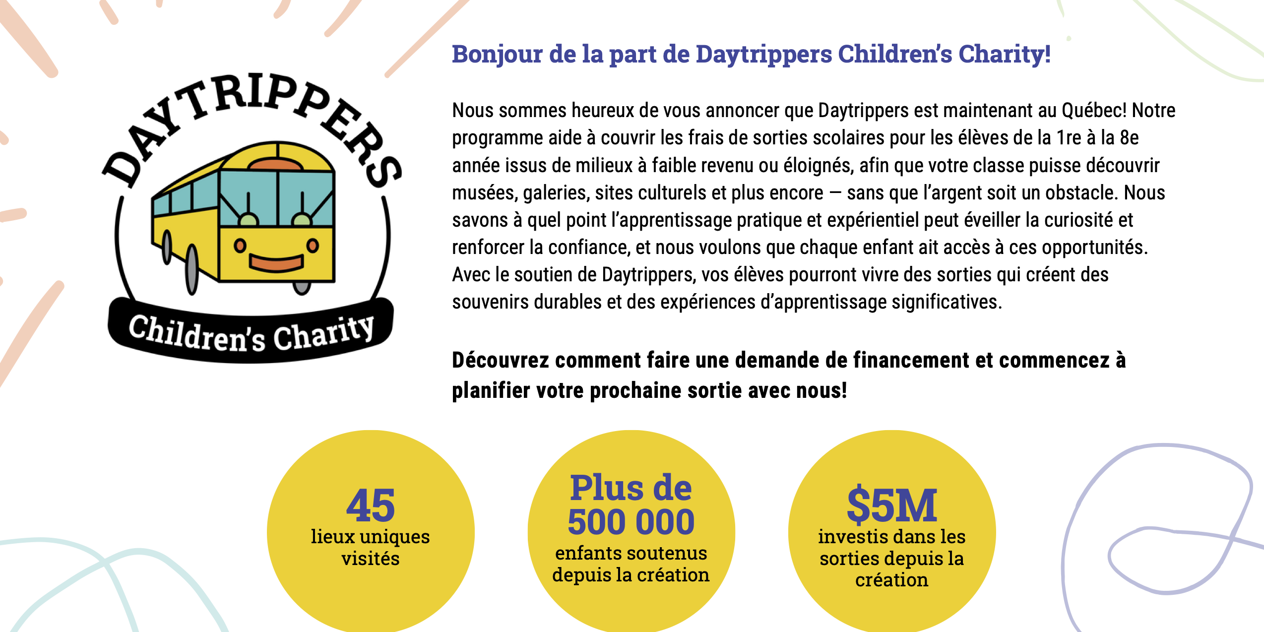 Quebec Outreach French document copy