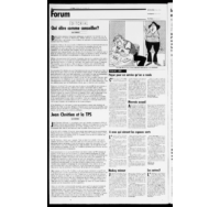 La Tribune Lettre A ceux qui aime 1 novembre 1990, M. Pitt editorial - 1990-11-01