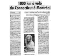 Grande visite route verte Anne Lusk, Keith Baxter - 1993
